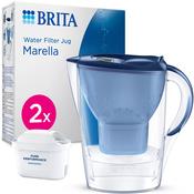 BRITA Marella Water Filter Jug – Blue + 2 MAXTRA PRO Cartridges