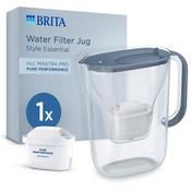BRITA Style Essential Water Filter Jug – Stone Blue image