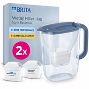 BRITA Style Essential Water Filter Jug – Stone Blue + 2 MAXTRA PRO Cartridges image