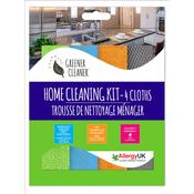 Greener Cleaner Home Cleaning Kit – 4 Microfibre Cloths