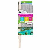 Greener Cleaner Telescopic Microfibre Flat Mop – Cream image