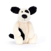 Jellycat Bashful Rufferty Black &amp; Cream Puppy