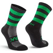 ATAK Shox Mid Leg Socks | Black and Green image