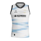 Ballygarrett Réalt na Mara Kids Sleeveless Jersey | White