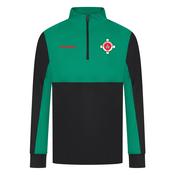 Clonmore GAA Perth Kids Quarter Zip | Black/Green