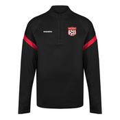 Inch United Nexus Kids Quarter Zip | Black/Red