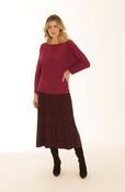 Pomodoro - Leopard Jacquard Skirt image