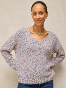 White Stuff - Textured V-Neck Jumper image