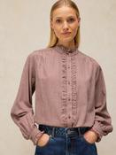 White Stuff - Frill Neck Shirt image