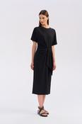 Feria - Black Gather Dress
