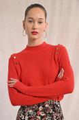Molly Bracken - Knitwear with Button Detail image
