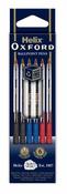 Oxford Ballpoint Pen 6 Pack Assorted Colours image