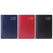 2026 A6 Padded Casebound Diary - Week to View (Gilted Edge) image