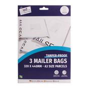 MAILER BAGS LGE 3PK 320 X 440MM