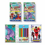 Boys Travel Col Set Dinosaurs &amp; Su