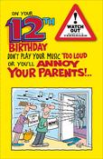 12th Birthday Humour