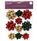 Gift Bows (10pk) Traditional Mix
