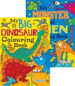 Alien Monsters &amp; Dinosaurs Col Book image