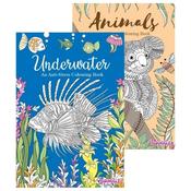 Animals &amp; Under Water Anti-Stress Colouring Book image