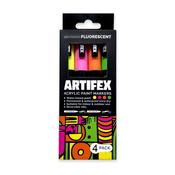 Elements Artifex Acrylic Paint Markers 4 x 2-3mm Fluo Sets