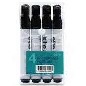 Whiteboard Markers 4-Pk (Black)