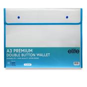 A3 Premium Wallet Folder with Double Button
