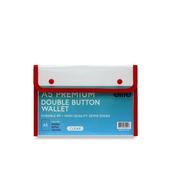 A5 Premium Wallet Folder with Double Button