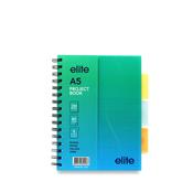 A5 Spiral Project Notebook with Dividers - 250 Pages