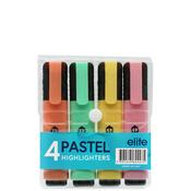 Pastel Highlighters 4Pk