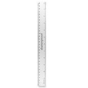 Clear Shatterproof Ruler 30cm image