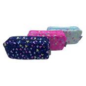 Pencil Case - Heart Pattern with Double Zip image