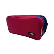 Pencil Case - Triple Zip - Multicoloured image