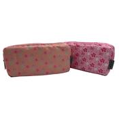 Pencil Case - Three Compartment with Colourful Floral Pattern