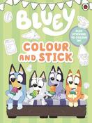 Bluey: Colour and Stick: A Colouring-In Sticker Book image