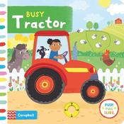 Busy Tractor: A Push, Pull, Slide Book image