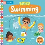 Busy Swimming: A Push, Pull, Slide Book image