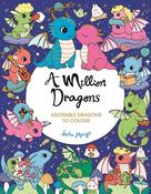 A Million Dragons: Adorable Dragons to Colour image