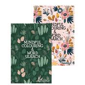A5 Mindfulness Colouring &amp; Wordsearch Book