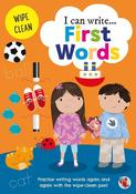 Simple Wipe Clean: I can write First Words