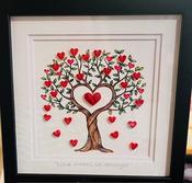 Love Makes Us Stronger Framed Print 9x9in / 20x20cm