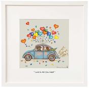 Love Is All You Need Framed Miniature Print 6 x 6