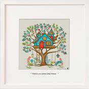 There’s No Place Like Home Framed Print 9x9 image