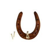 HKM Horseshoe Hook Wood &amp; Brass