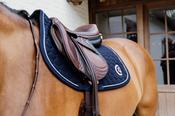 Kentucky Saddle Pad Onion Quilt 3D Logo Jumping Navy