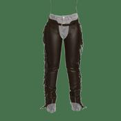Dy'on Long Artificial Leather Chaps With Fringes