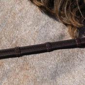 Dy'on 1/2" Rubber Reins With 7 Leather Loops image