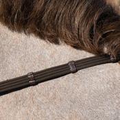 Dy'on 5/8" Web Reins With 9 Leather Loops image