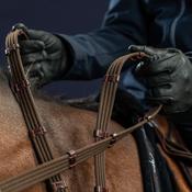 Dy'on 5/8" Web Reins With 9 Leather Loops (Without Stopper) image