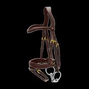 Dy'on Plaited Flash Noseband Bridle with Pull back DY image