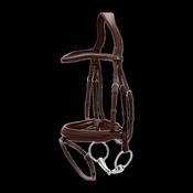 Dy'on Plaited Flash Noseband Bridle with Pull back NE image